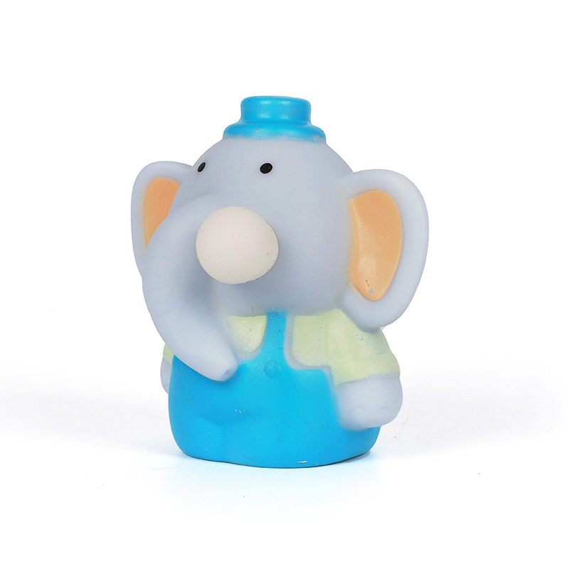 Blue Elephant Bubble Blowing Squeeze Toy