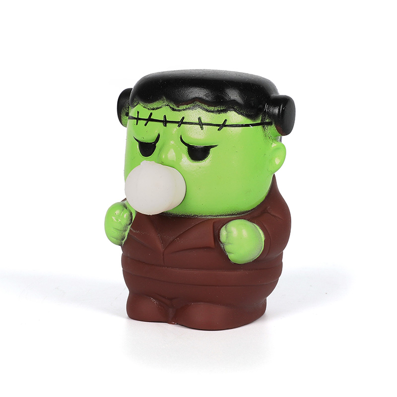 Halloween Green Monster Bubble Blowing Squeeze Toy